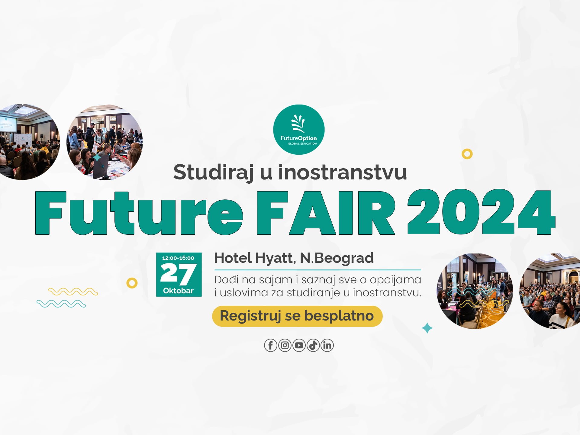 Istražite svet: Pridružite nam se na sajmu studija i stipendija u inostranstvu Future Fair 2024